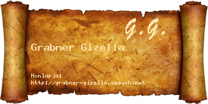 Grabner Gizella névjegykártya